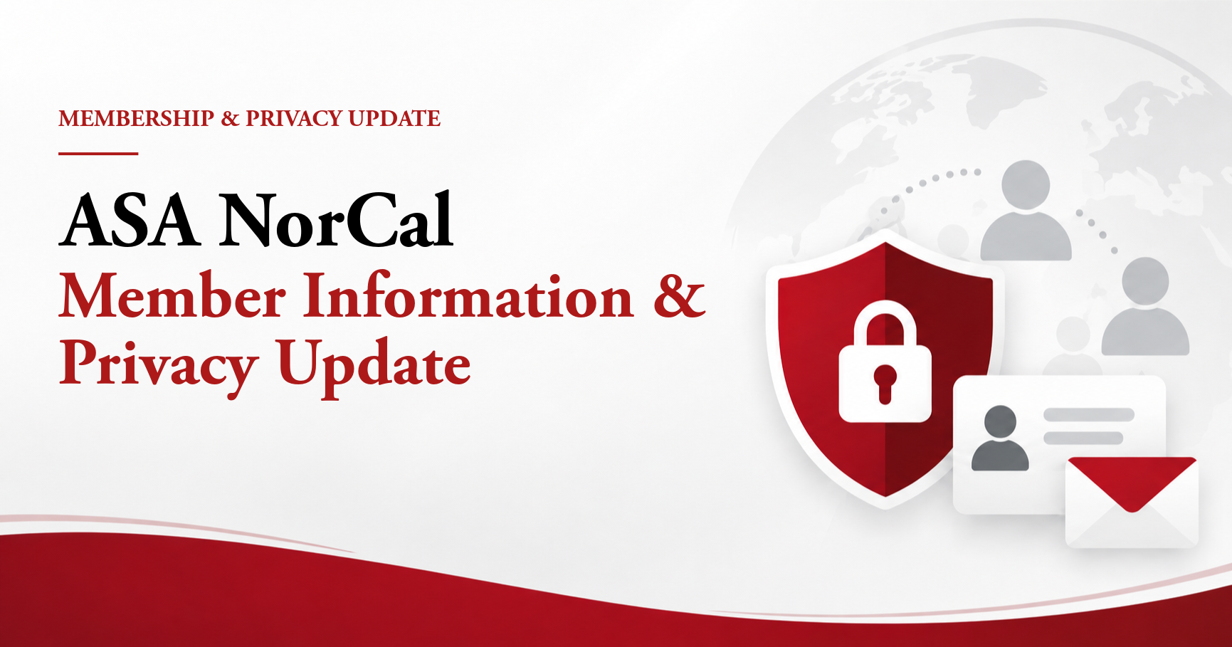 ASA NorCal Member Information and Privacy Update